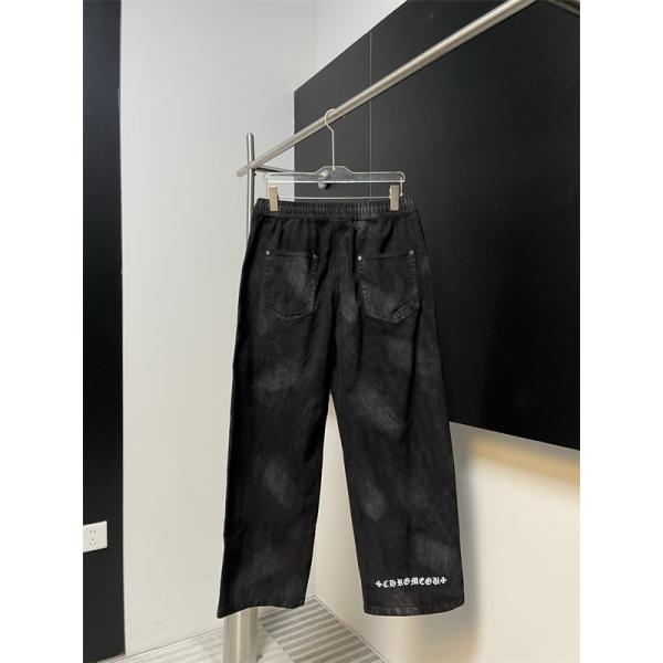  CHROME HEARTS クロムハーツ コピー ブラック 2026新作 ワイドパンツ 立体裁断 無骨 モード