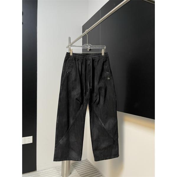  CHROME HEARTS クロムハーツ コピー ブラック 2026新作 ワイドパンツ 立体裁断 無骨 モード