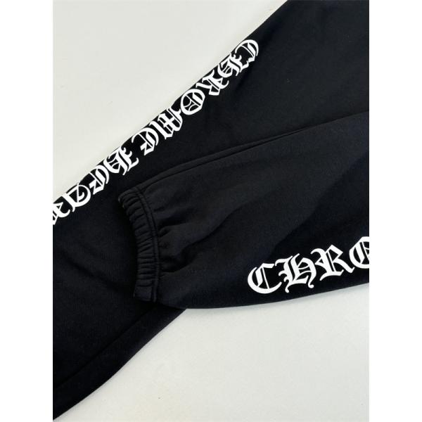 2026新作 ブラック プリント ジョガーパンツ 厚手 洗練 CHROME HEARTS クロムハーツ コピー