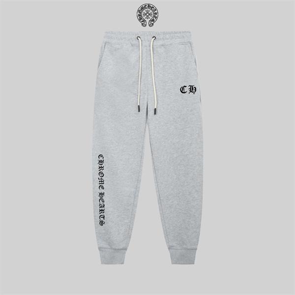 CHROME HEARTS クロムハーツ コピー 人気注目 グレー 刺繍 スウェットパンツ 上質 トレンド