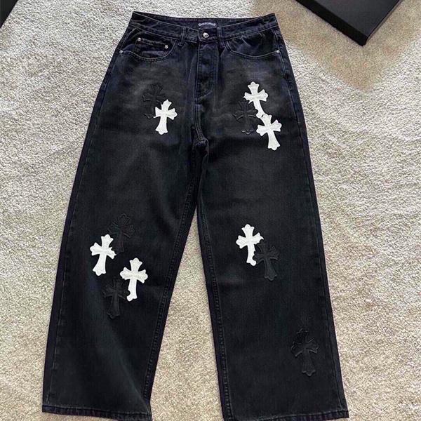 入手困難 2026新作 ブラック デニムパンツ 着心地抜群 CHROME HEARTS クロムハーツ コピー