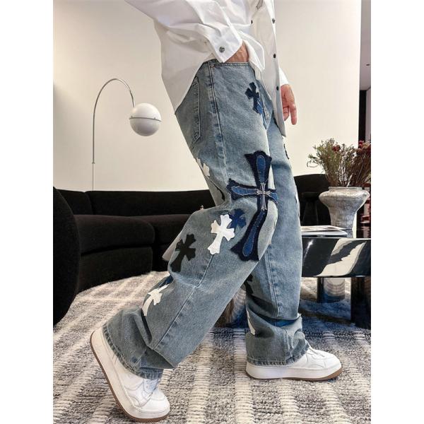 CHROME HEARTS クロムハーツ コピー 人気爆発 デニムパンツ 2026新作 上質素材 快適