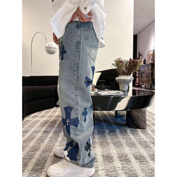 CHROME HEARTS クロムハーツ コピー 人気爆発 デニムパンツ 2026新作 上質素材 快適