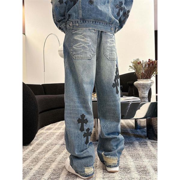 2026新作 期間限定 デニムパンツ お洒落 当店イチオシ CHROME HEARTS クロムハーツ コピー