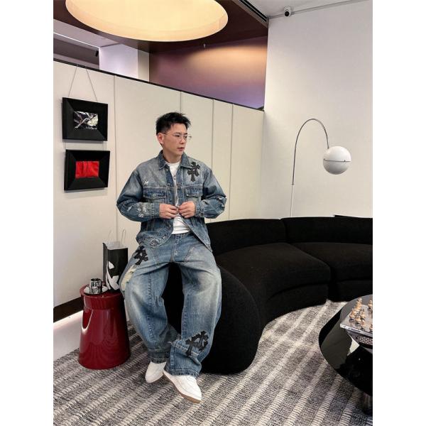 2026新作 期間限定 デニムパンツ お洒落 当店イチオシ CHROME HEARTS クロムハーツ コピー