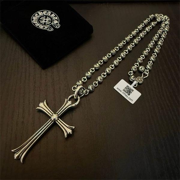 高級感溢れる シルバー CHROME HEARTS クロムハーツ コピー ネックレス 重厚 プレミアム