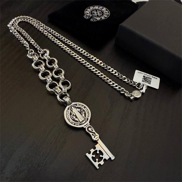 入手困難 シルバーネックレス 2026新作 希少 注目 CHROME HEARTS クロムハーツ コピー