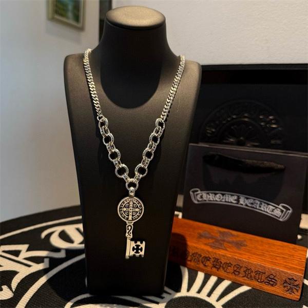 入手困難 シルバーネックレス 2026新作 希少 注目 CHROME HEARTS クロムハーツ コピー