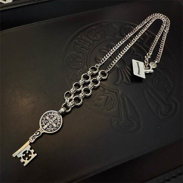 入手困難 シルバーネックレス 2026新作 希少 注目 CHROME HEARTS クロムハーツ コピー