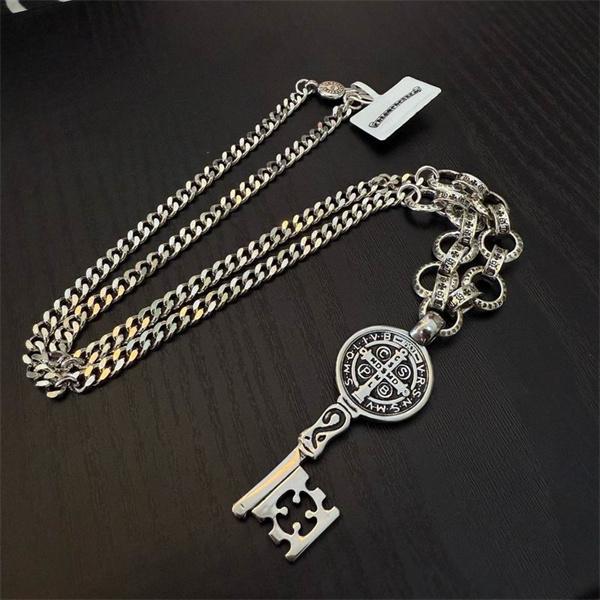 入手困難 シルバーネックレス 2026新作 希少 注目 CHROME HEARTS クロムハーツ コピー