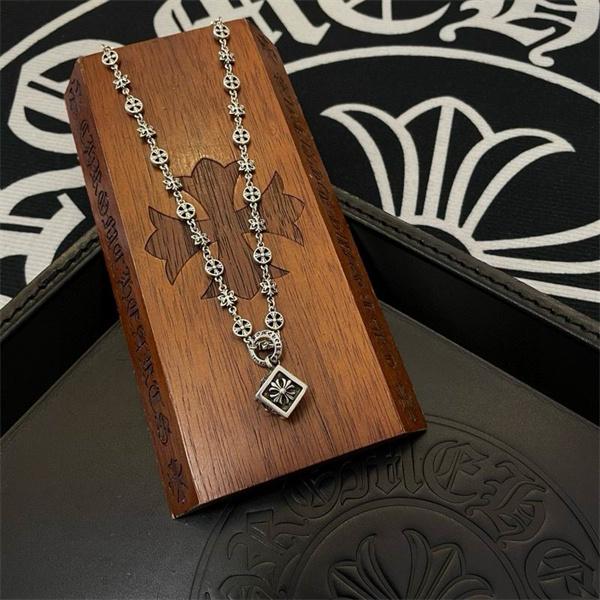 トレンド最前線 CHROME HEARTS クロムハーツ コピー シルバーネックレス モード系 2026新作
