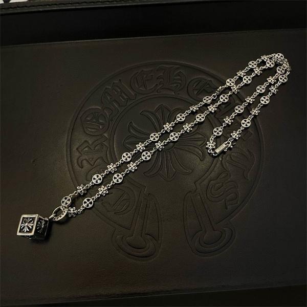 トレンド最前線 CHROME HEARTS クロムハーツ コピー シルバーネックレス モード系 2026新作