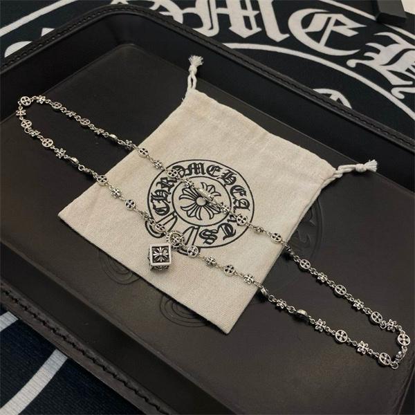 トレンド最前線 CHROME HEARTS クロムハーツ コピー シルバーネックレス モード系 2026新作