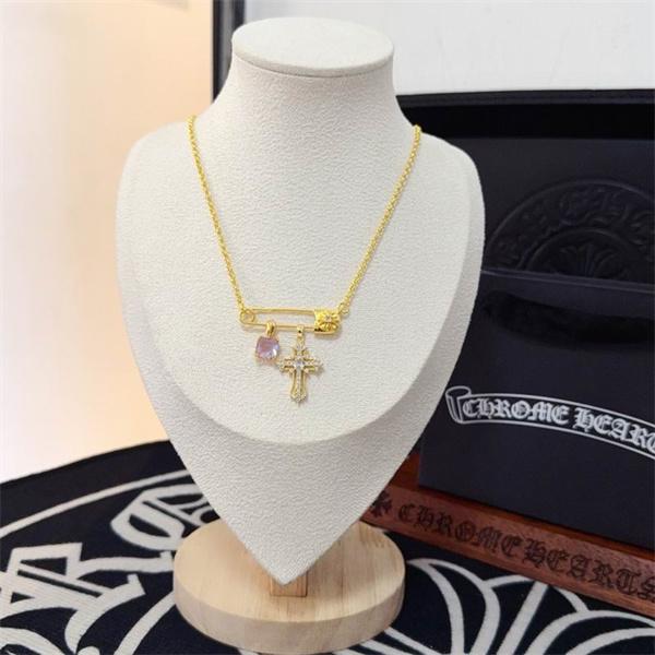 人気上昇中 ゴールド CHROME HEARTS クロムハーツ コピー ネックレス 高級感 2026新作