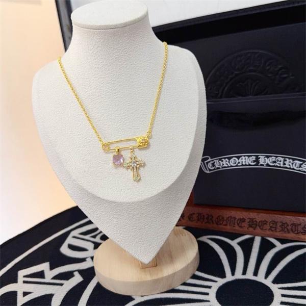 人気上昇中 ゴールド CHROME HEARTS クロムハーツ コピー ネックレス 高級感 2026新作