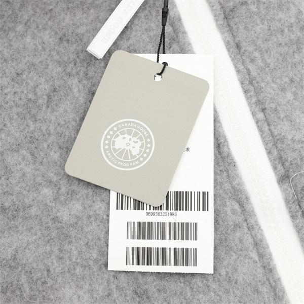 保温性抜群 ライトグレー ジップパーカー 温か素材 冬 Canada Goose カナダグース コピー