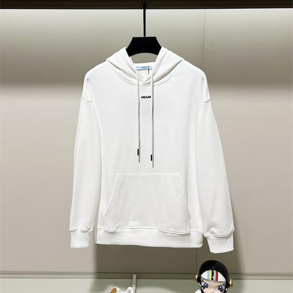 注目 新作 洗練ン フルジップ PRADA プラダ コピー フーディー 日常コーデ