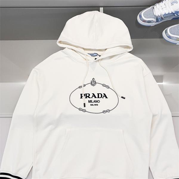  PRADA プラダ コピー 上質素材 清潔感 モノトーン アートン パーカー 2026新作