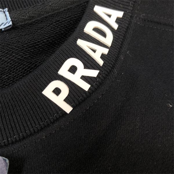 PRADA プラダ コピー 高級感重視 シンプルモード 冬対応 ブラック スウェット