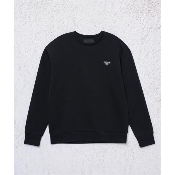 PRADA プラダ コピー 大人向け洗練 保温効果 快適 ブラック スウェット 