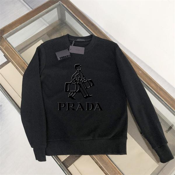 高級感漂う 上質素材 2026新作 定番ホワイト スウェット PRADA プラダ コピー