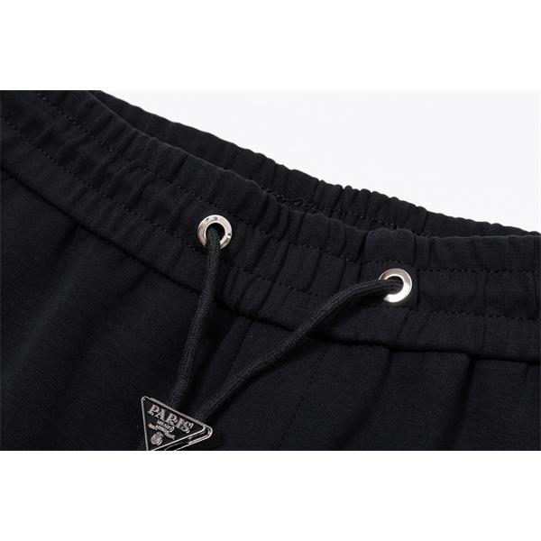 2026新作 ブラック ジョガーパンツ 刺繍 モード系  PRADA プラダ コピー