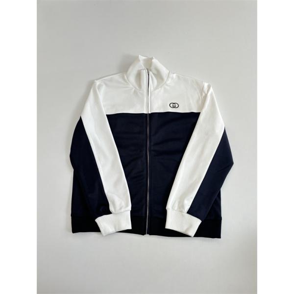 GUCCI グッチ コピー トラックジャケット メンズ バイカラー ジャージ 上質素材 スポーツ