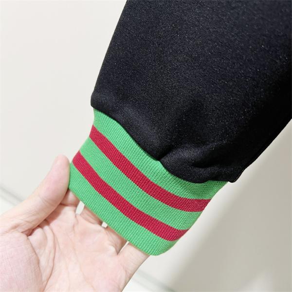 GUCCI グッチ コピー パーカー ジップアップ メンズ ブラック 定番人気