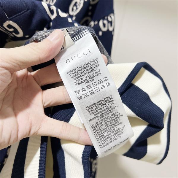 グッチ コピー GUCCI ジャケット GG総柄 フルジップ ネイビー ホワイト 売れ筋