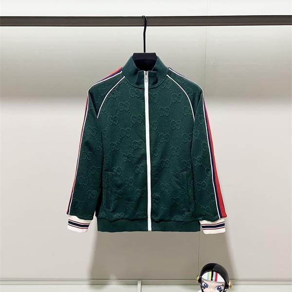 GUCCI ジャケット メンズ エンボスGG グリーン 高級感 グッチ コピー