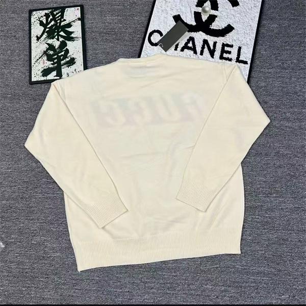 セーター メンズ ホワイト ニット トップス トレンドモデル GUCCI グッチ コピー 