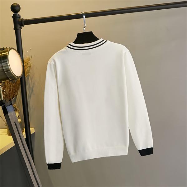 GUCCI グッチ コピー  カーディガン メンズ Vネック 刺繍 ネイビー 上品 定番アイテム