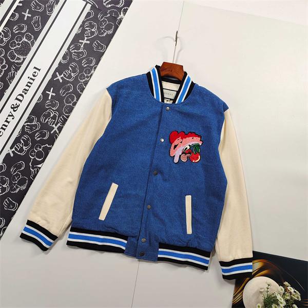 GUCCI グッチ コピー 激安 ブルゾン 刺繍 デニム切替 トレンド新作