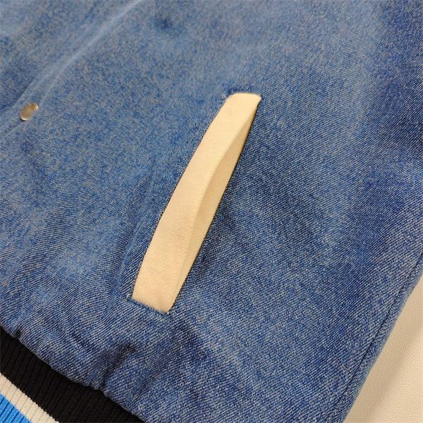 GUCCI グッチ コピー 激安 ブルゾン 刺繍 デニム切替 トレンド新作