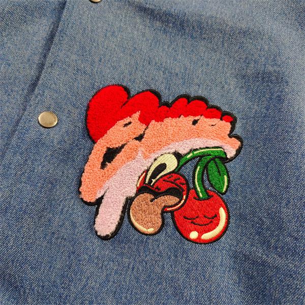 GUCCI グッチ コピー 激安 ブルゾン 刺繍 デニム切替 トレンド新作