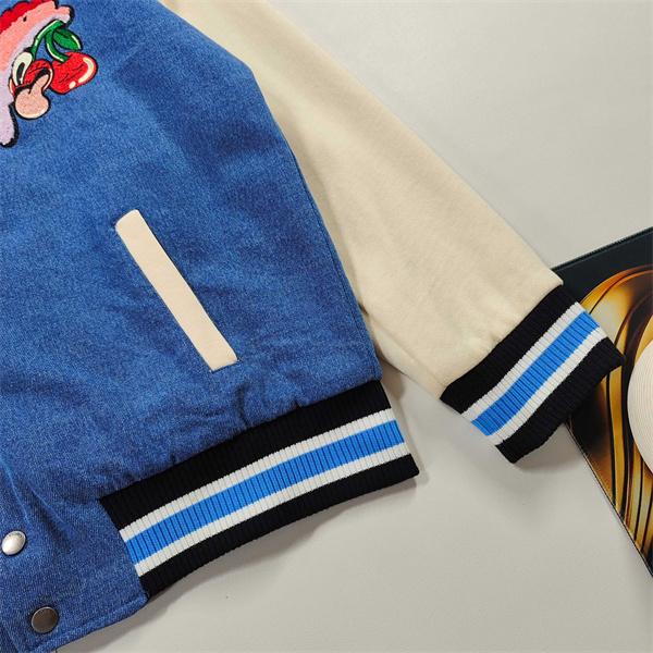 GUCCI グッチ コピー 激安 ブルゾン 刺繍 デニム切替 トレンド新作