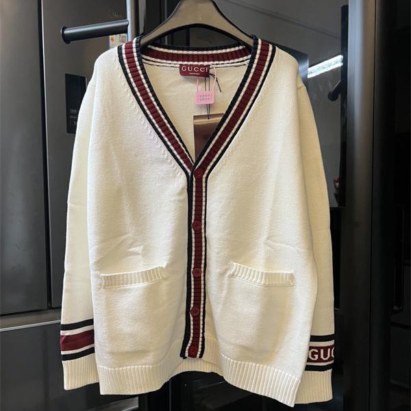 GUCCI グッチ コピー  ニットカーディガン 定番配色 上質素材 人気モデル