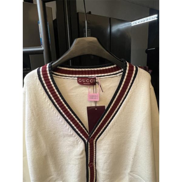 GUCCI グッチ コピー  ニットカーディガン 定番配色 上質素材 人気モデル