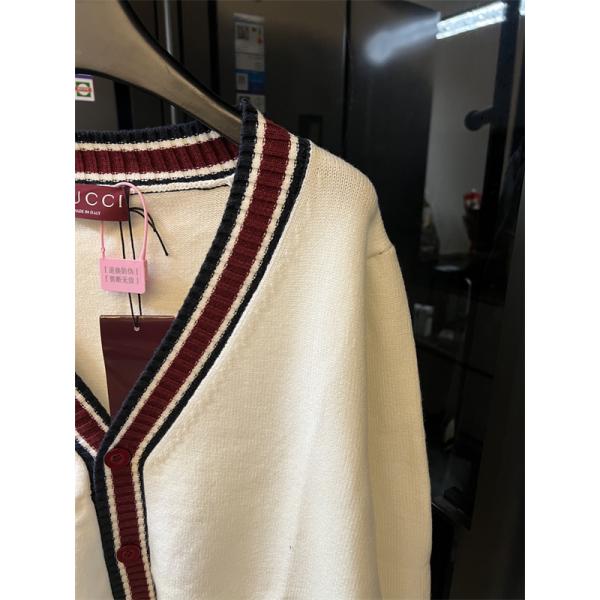 GUCCI グッチ コピー  ニットカーディガン 定番配色 上質素材 人気モデル