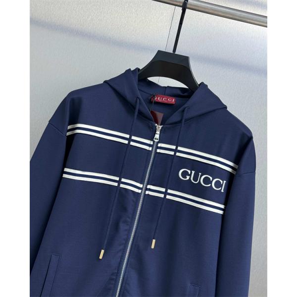 ジップアップ パーカー プリント 定番アイテム GUCCI グッチ コピー 