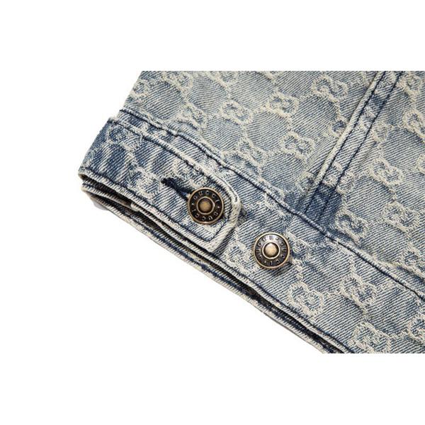 GG柄 GUCCI グッチ コピー  デニムジャケット クラシック 注目新作
