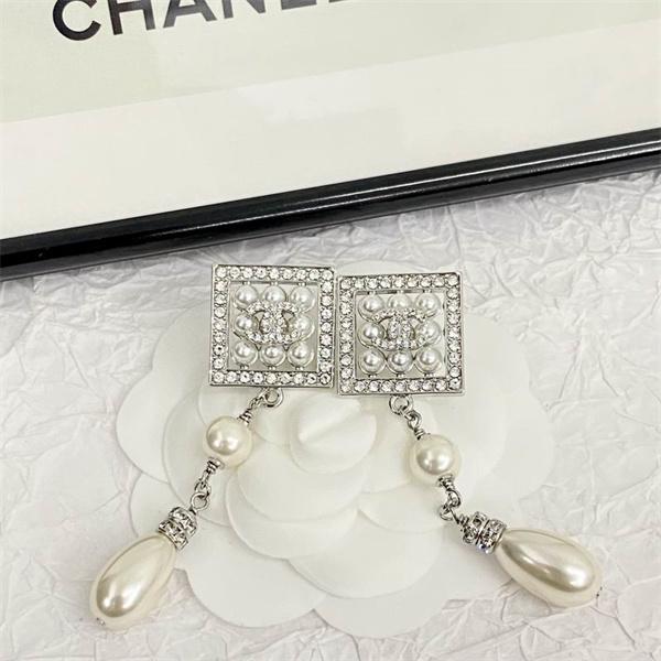 イヤリング スクエア クリスタル エレガント 結婚式対応 CHANEL シャネル コピー 
