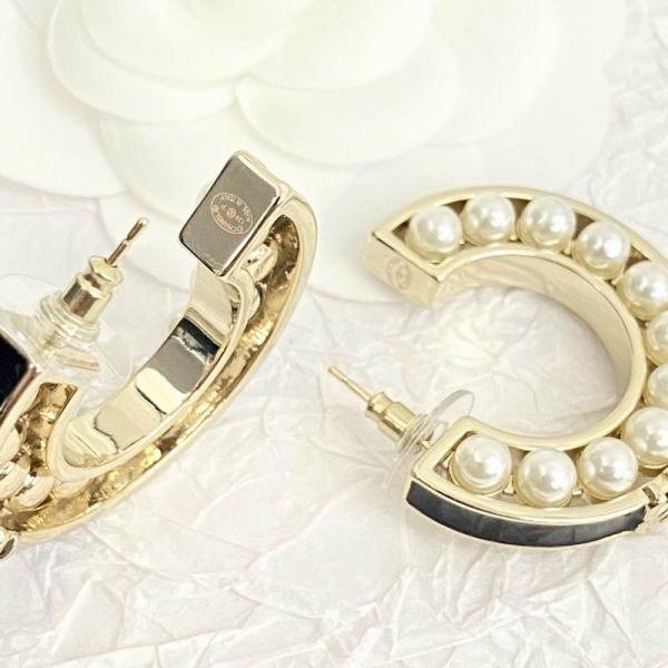 ピアス パール ブラック ゴールド 2026新作 高級感 CHANEL シャネル コピー