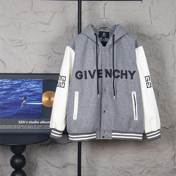GIVENCHY ジバンシィ コピー 人気急上昇  刺繍ロゴ ジャケット 保温裏地 快適着心地