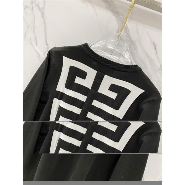 GIVENCHY ジバンシィ コピー 注目 プリント ロングTシャツ 柔らかコットン 通気快適