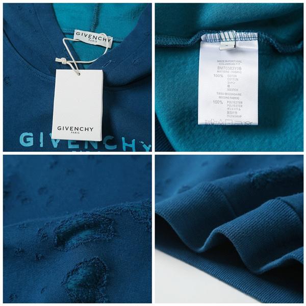  個性派 クラッシュ GIVENCHY ジバンシィ コピー パーカー 厚地コットン 保温