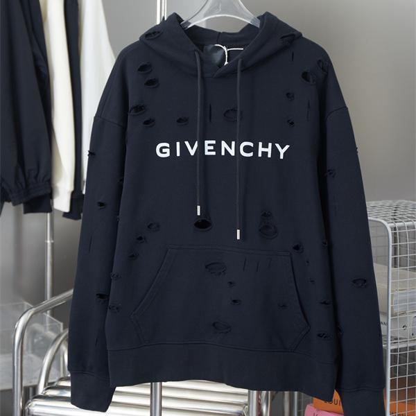 個性派演出 クラッシュ フーディー 厚手コットン 秋冬新作 GIVENCHY ジバンシィ コピー