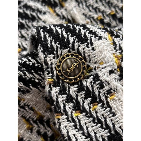 SAINT LAURENT イヴ・サンローラン コピー 高見え素材 ジャケット 厚手 防寒 クラシック 季節限定