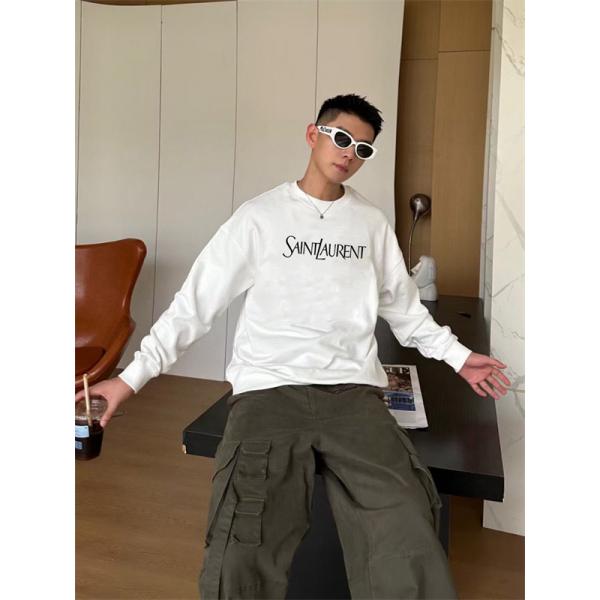 トレーナー 柔軟裏毛 ベーシック設計 通年対応 新作 SAINT LAURENT イヴ・サンローラン コピー
