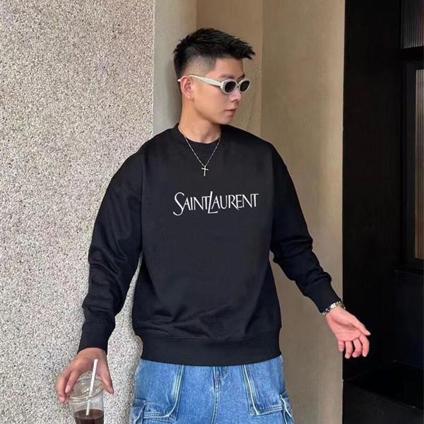 トレーナー 柔軟裏毛 ベーシック設計 通年対応 新作 SAINT LAURENT イヴ・サンローラン コピー